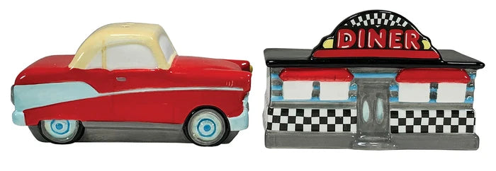 Diner and Hot Rod Salt & Pepper Shaker Set