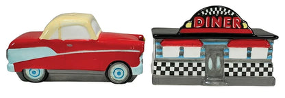 Diner and Hot Rod Salt & Pepper Shaker Set