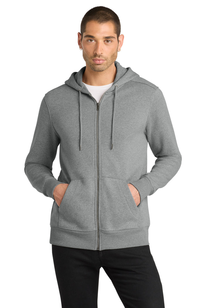 District  ®  Perfect Weight  ®  Fleece Full-Zip Hoodie DT1103