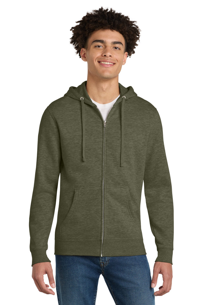 District ®  V.I.T. ™ Fleece Full-Zip Hoodie DT6102