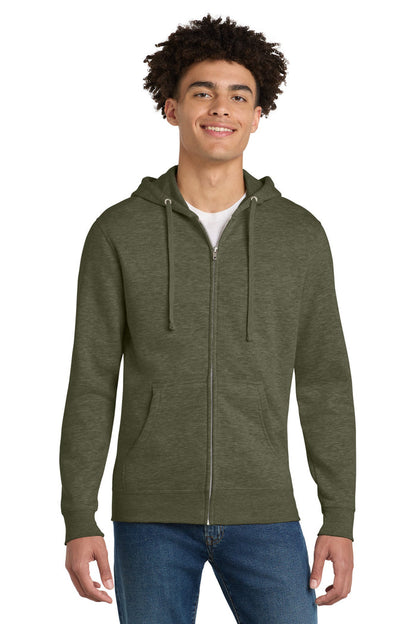 District ®  V.I.T. ™ Fleece Full-Zip Hoodie DT6102