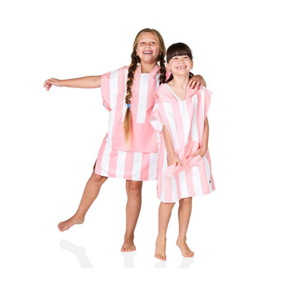 Dock & Bay Kid's Beach Poncho - Malibu Pink
