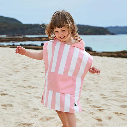 Dock & Bay Kid's Beach Poncho - Malibu Pink