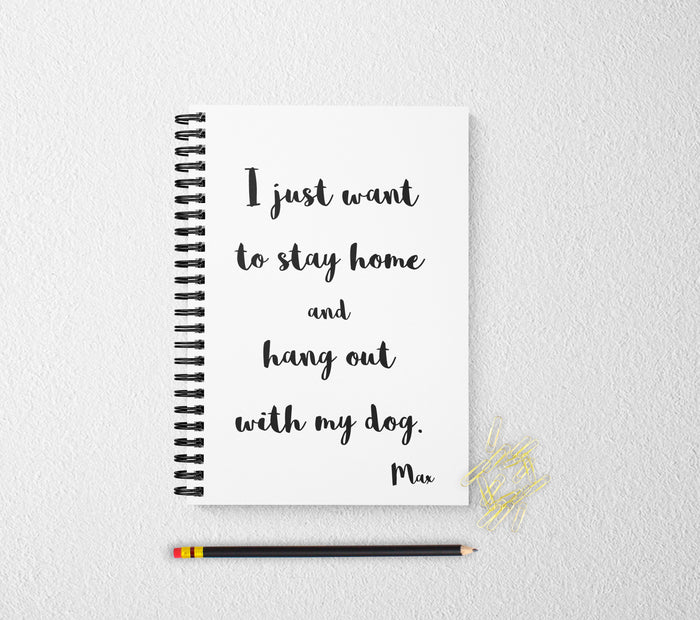 Dog mom journal fur baby personalized notebook personalized custom journal personalized journal gift