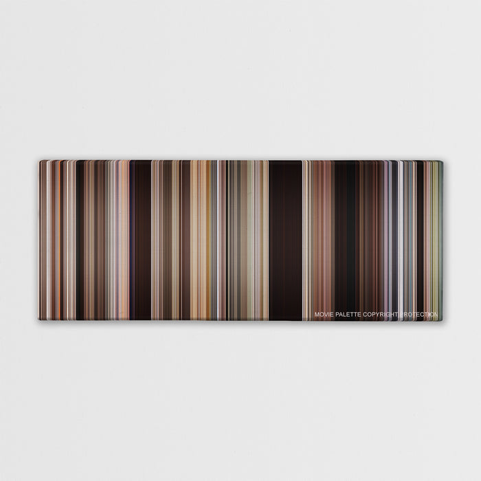 Easy Rider color palette canvas print: thousands of thin vertical stripes of color