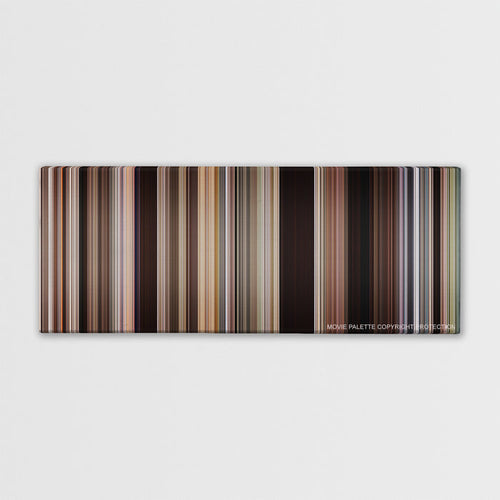 Easy Rider color palette canvas print: thousands of thin vertical stripes of color