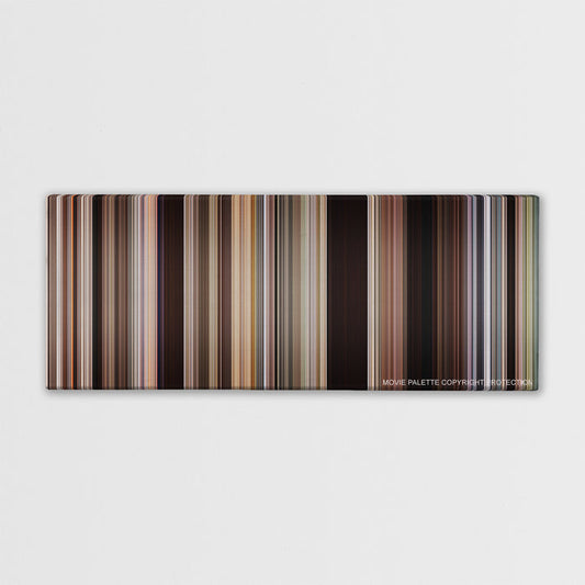 Easy Rider color palette canvas print: thousands of thin vertical stripes of color