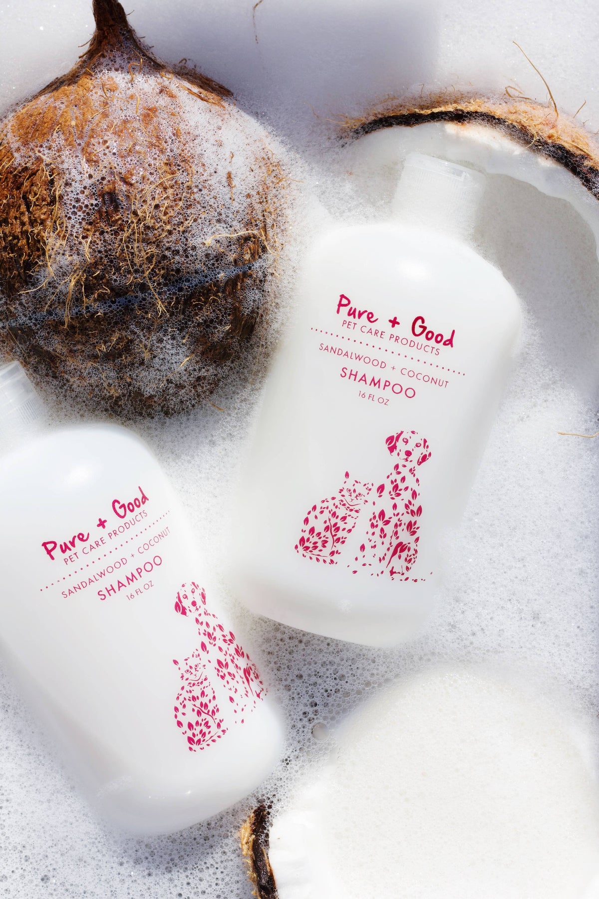 Pure + Good - Dog & Cat Shampoo: Sandalwood + Coconut