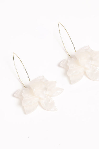 Petal and Pup USA ACCESSORIES Edel Earrings - White One Size