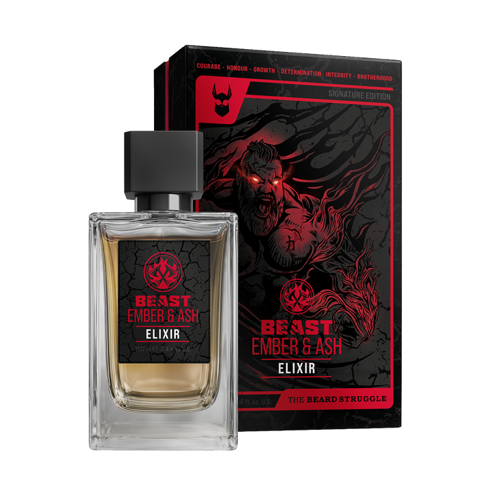 Beast: Ember & Ash Elixir Spray. The Beard Struggle
