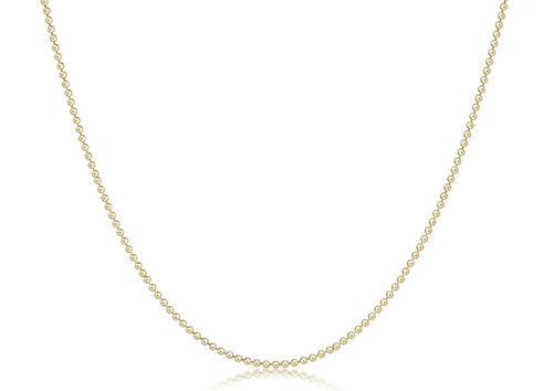 enewton: 15" Choker Classic Beaded Chain - Gold - B Social Boutique