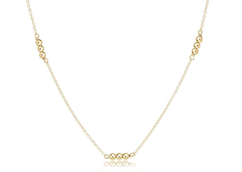 enewton: 15in Choker Joy Simplicity Chain Gold - 3mm Gold