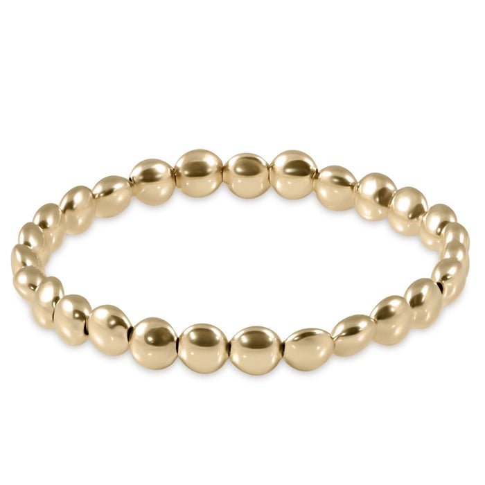 enewton: Honesty Gold 6mm Beaded Bracelet - B Social Boutique