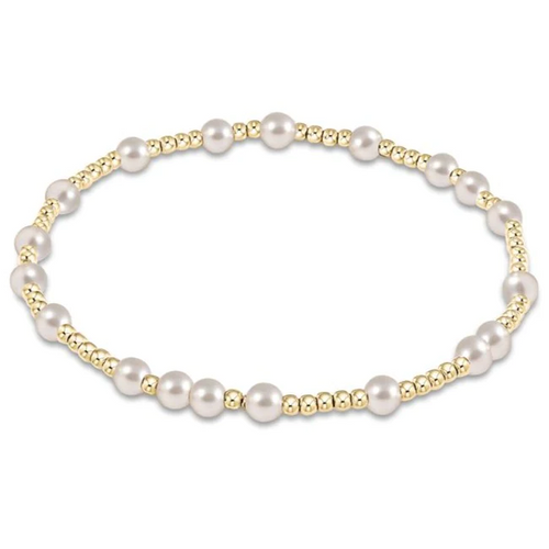 enewton: Hope Unwritten 4mm Bracelet- Pearl - B Social Boutique