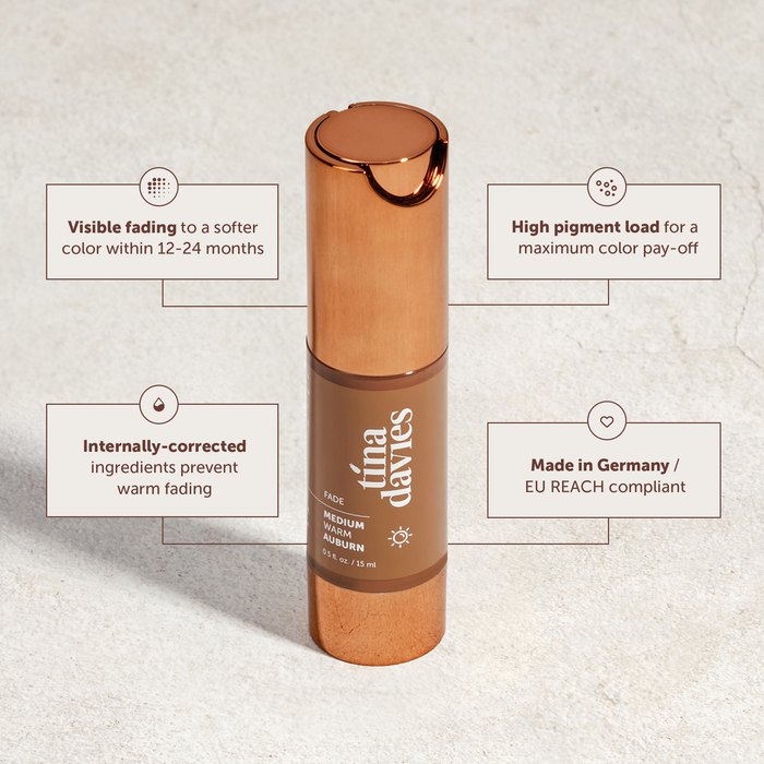 Key Features for FADE Inorganic-based, Hybrid Eyebrow Pigments For PMU - EU reach compliant, high pigment load, and stable