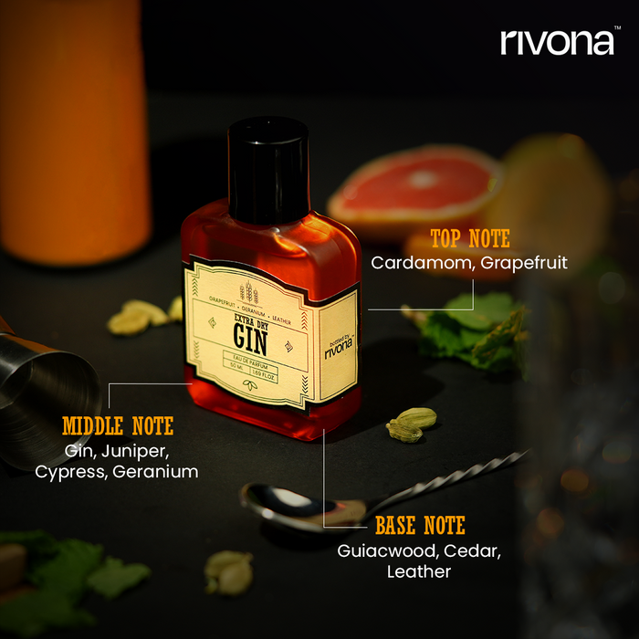 Extra Dry Gin Perfume | Rich Perfumes | Crisp, Subtle & Sophisticated Fragrance | 50ml