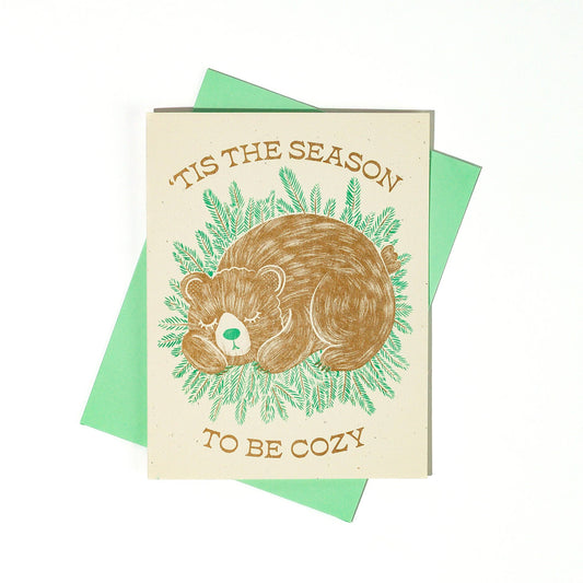 'Tis The Season - Risograph Holiday Card