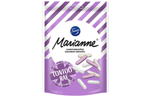 Fazer Marianne Lakritsirae 150 g | Crispy Coated Licorice Pearls