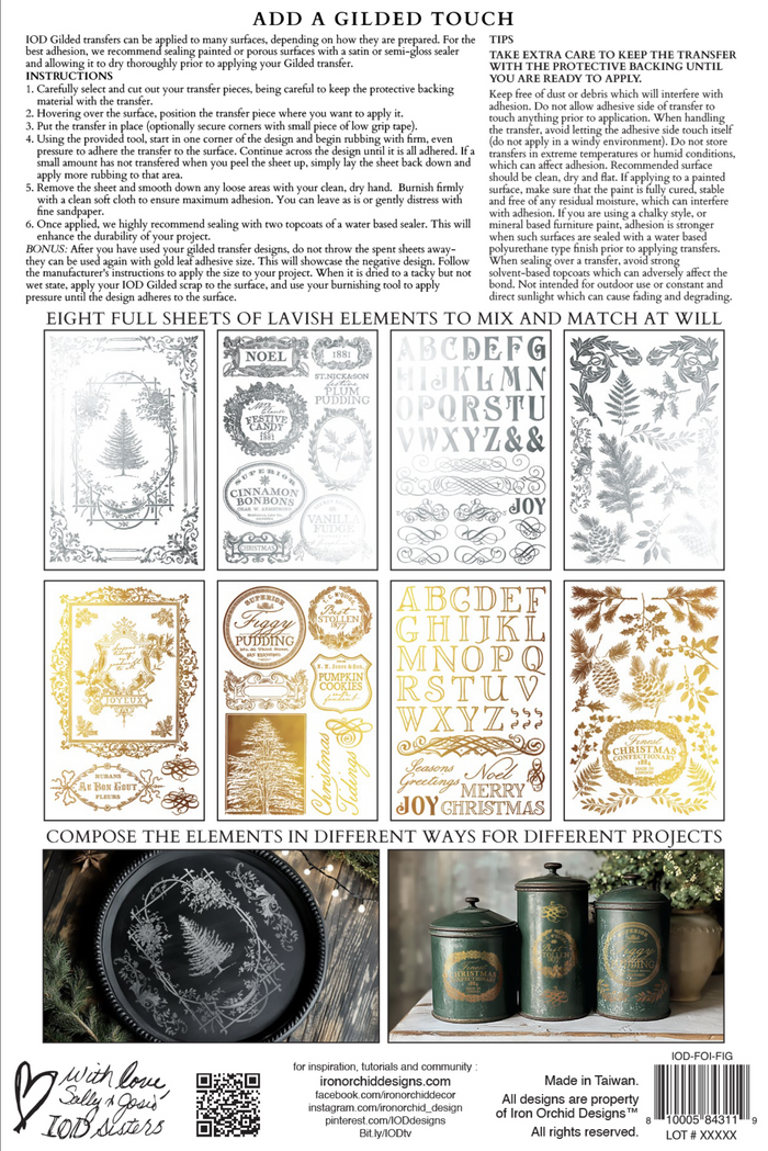 Figgy & Flourish IOD Foil Transfer 8x12 Pad™