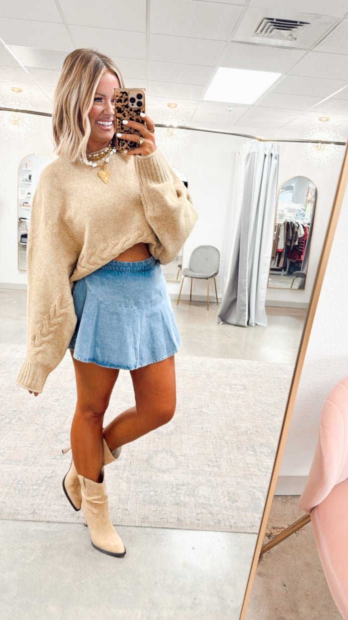 -FINAL SALE- Ruffle Rush Skort