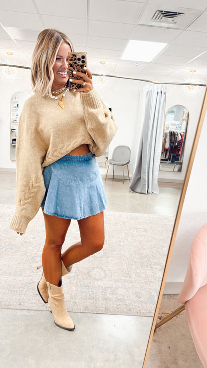 -FINAL SALE- Ruffle Rush Skort