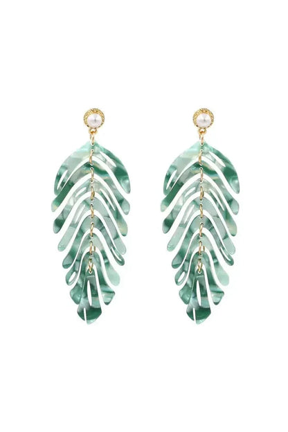 Flavia Leaf Earrings