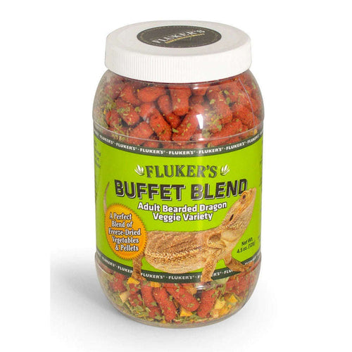 Flukers Buffet Blend Bearded Dragon Veggie 4.5 oz.:Jungle Bob's Reptile World