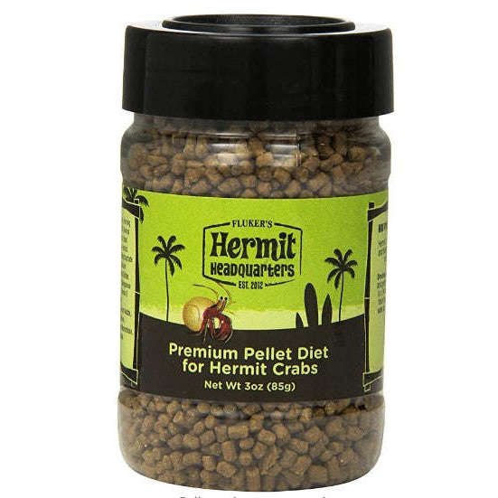 Flukers Hermit Crab Pellet 3 oz.:Jungle Bob's Reptile World