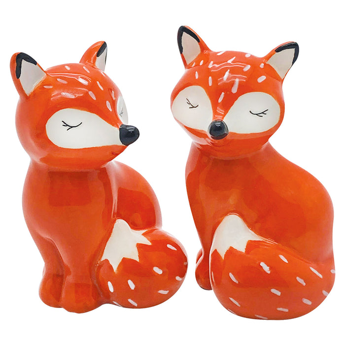Fox Salt and Pepper Shakers