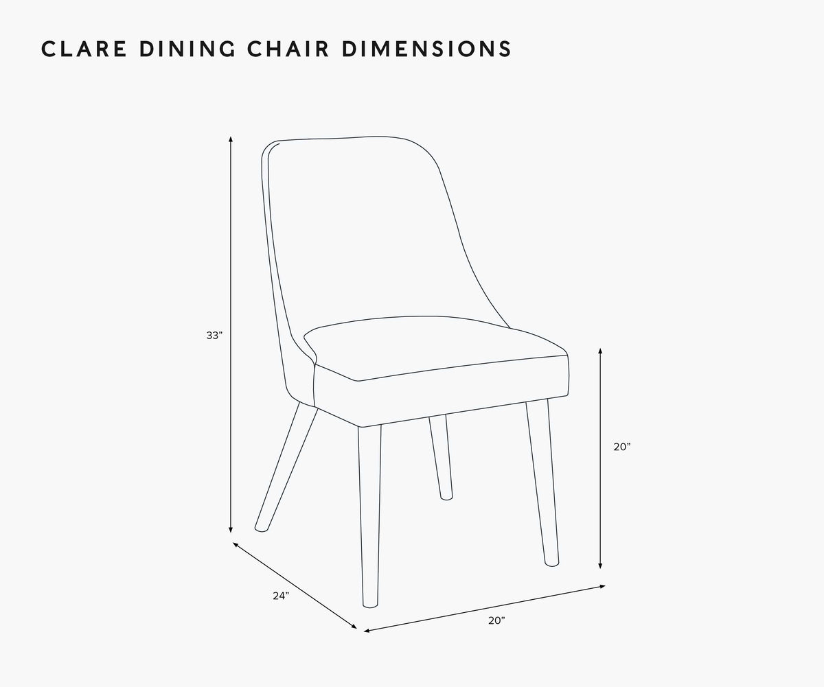 Clare Dining Chair - Dahlia