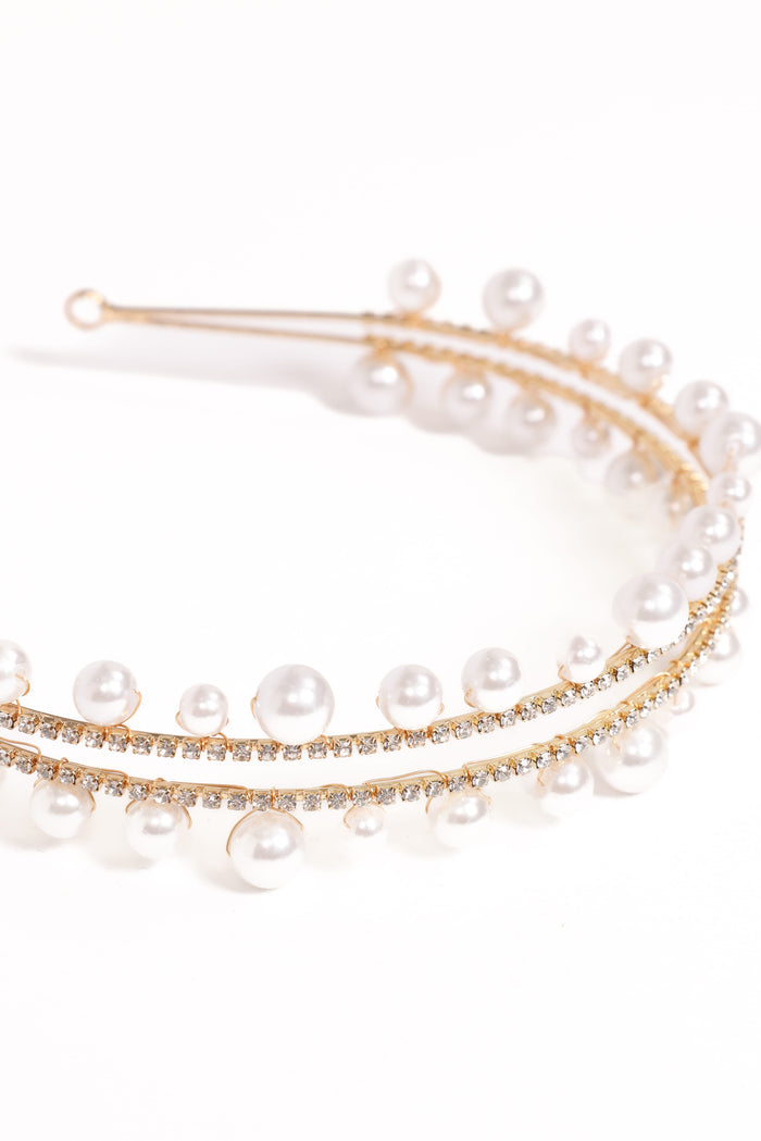 Petal and Pup USA ACCESSORIES Gale Headband - Pearl One Size