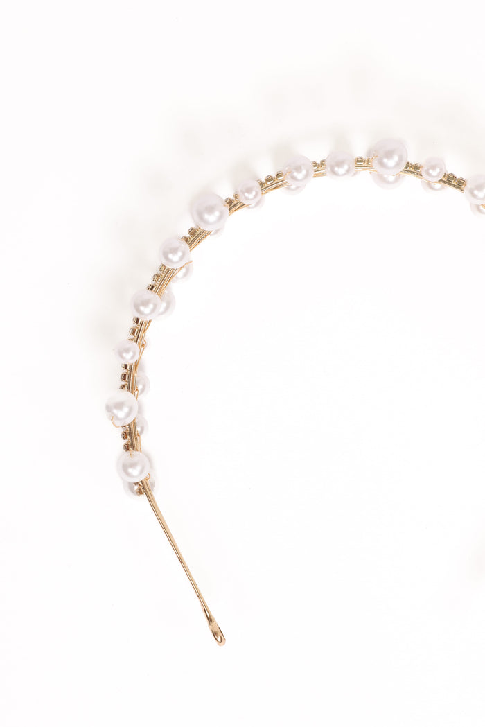 Petal and Pup USA ACCESSORIES Gale Headband - Pearl One Size