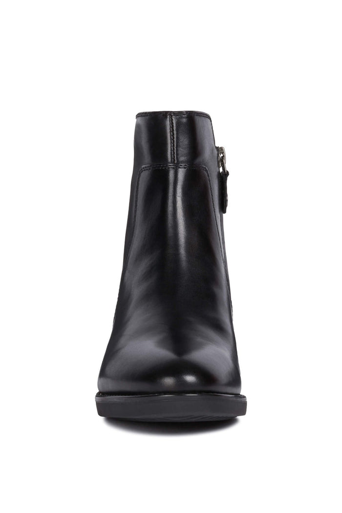 Geox D94GIG Felicity Black Ankle Dealer Boot - Dotique