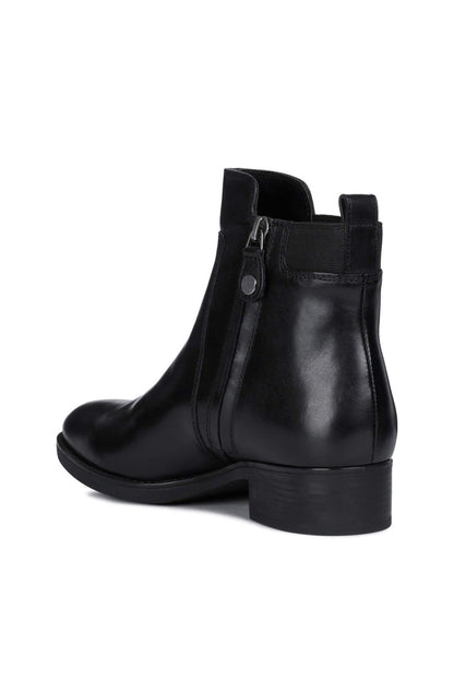 Geox D94GIG Felicity Black Ankle Dealer Boot - Dotique