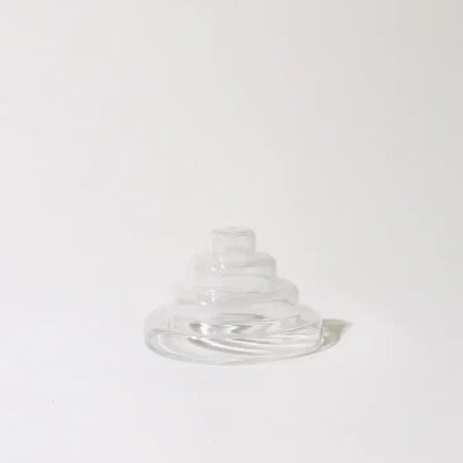 Glass Meso Incense Holder in Clear