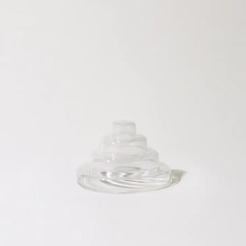 Glass Meso Incense Holder in Clear