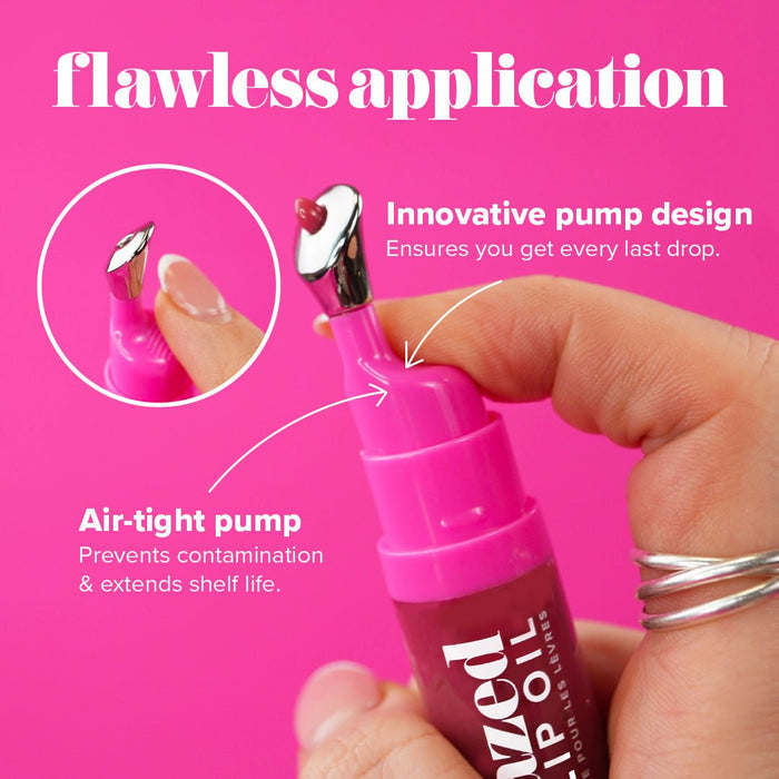 Glazed Lip Oil - Blush Hour - Give Me Cosmetics