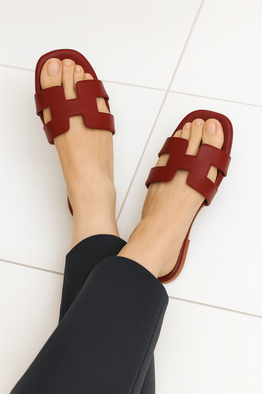 H-Flats-Crimson Red