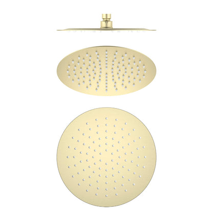 Halo 10" Metal Rain Shower Head 2mm Ultra Thin Profile  - RS100