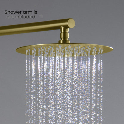 Halo 10" Metal Rain Shower Head 2mm Ultra Thin Profile  - RS100