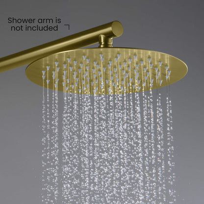 Halo 10" Metal Rain Shower Head 2mm Ultra Thin Profile  - RS100