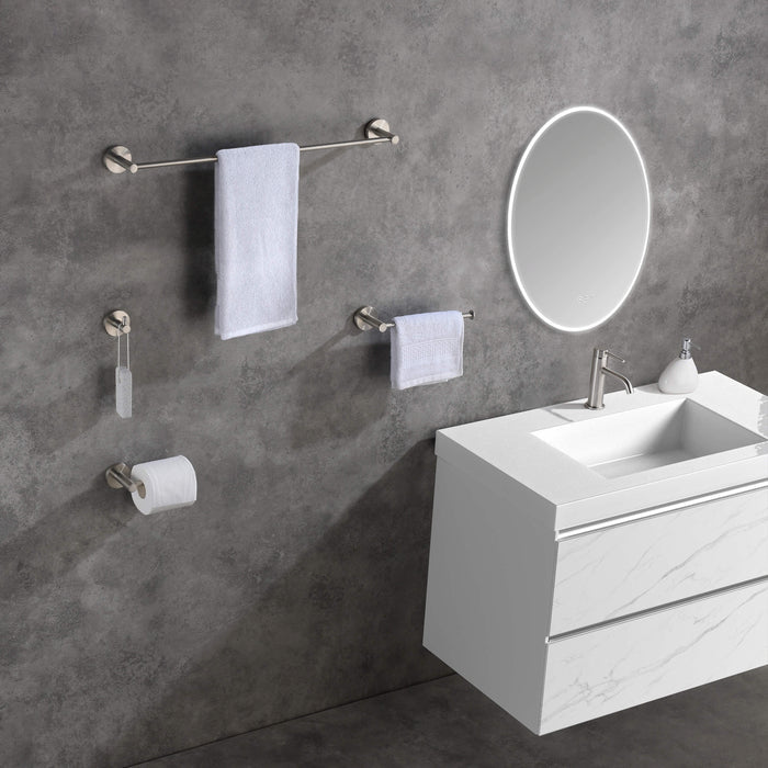 Halo 4-Piece Bathroom Hardware Set - C-CBA14-4