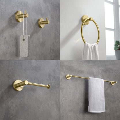 Halo 5-Piece Bathroom Hardware Set - C-CBA14-5-1