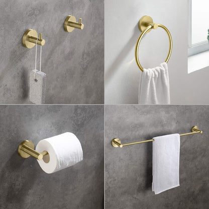 Halo 5-Piece Bathroom Hardware Set - C-CBA14-5-1