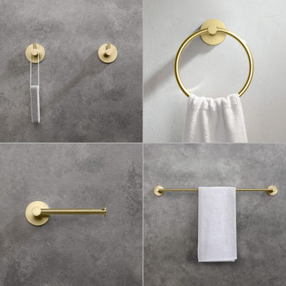 Halo 5-Piece Bathroom Hardware Set - C-CBA14-5-1