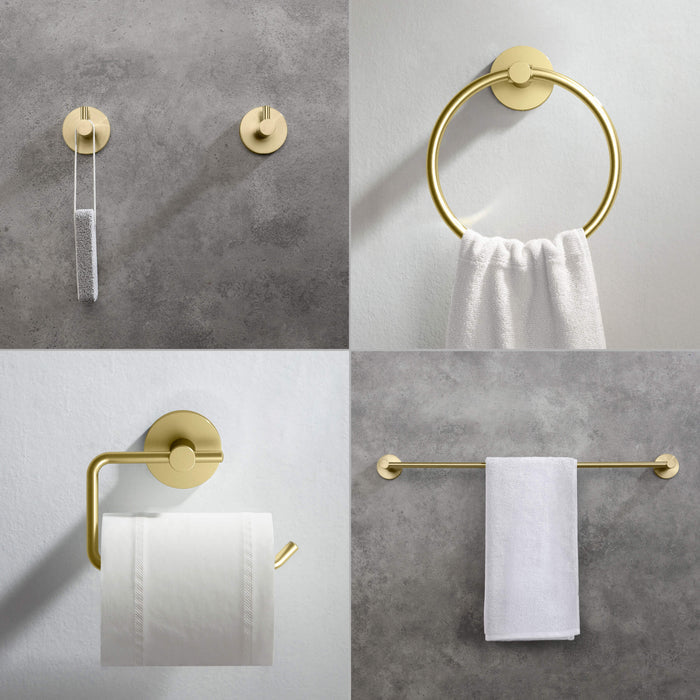 Halo 5-Piece Bathroom Hardware Set - C-CBA14-5-2