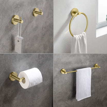 Halo 5-Piece Bathroom Hardware Set - C-CBA14-5-3