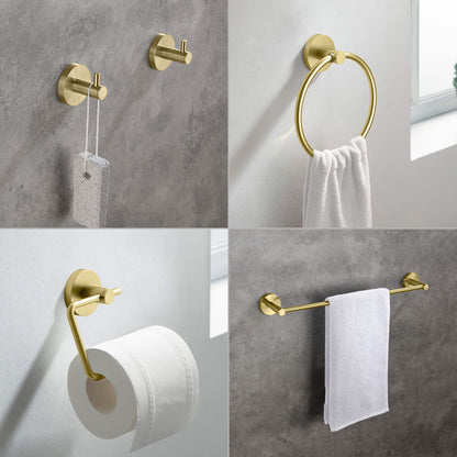Halo 5-Piece Bathroom Hardware Set - C-CBA14-5-4