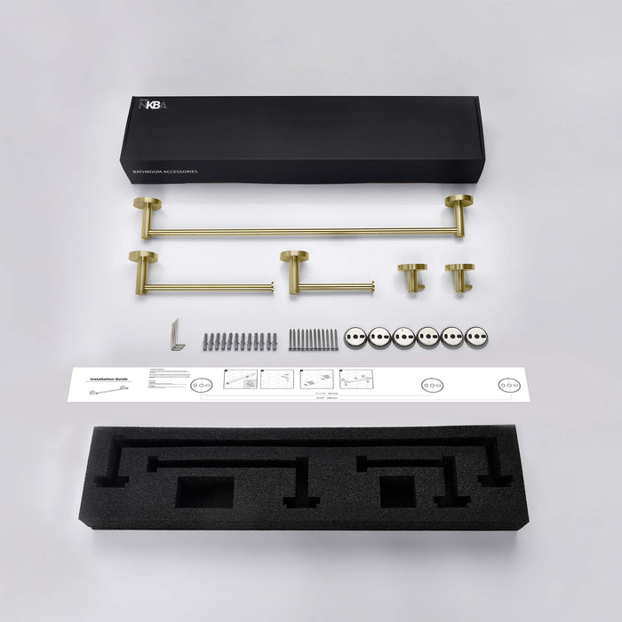 Halo 5-Piece Bathroom Hardware Set - C-CBA14-5