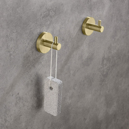Halo Bathroom Towel & Robe Hook 2 Count - CBA-1401-2PC